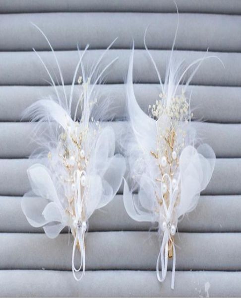 bridal wedding accessories feather silk head flower pin bridal flower headwear4984586, Silver
bridal wedding accessories feather silk head flower pin bridal flower headwear4984586, Silver