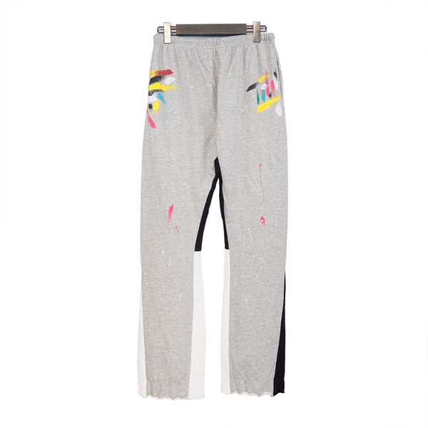 fashion spring summer autumn painted flare sweat pant men women street grey black blue trousers, Black;brown
fashion spring summer autumn painted flare sweat pant men women street grey black blue trousers, Black;brown