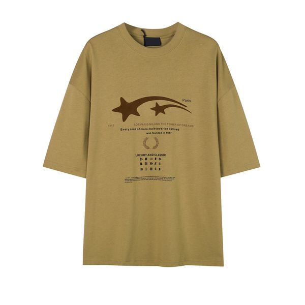 23s italy t shirt cotton tee casual stars summer 1917 fashion men streetwear short sleeve tshirt, Black;brown
23s italy t shirt cotton tee casual stars summer 1917 fashion men streetwear short sleeve tshirt, Black;brown