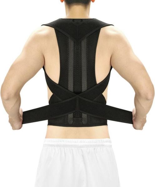 adjustable back posture corrector support shoulder lumbar brace supports corset backs belt for men women trainer slouching 1674392, Black;blue
adjustable back posture corrector support shoulder lumbar brace supports corset backs belt for men women trainer slouching 1674392, Black;blue