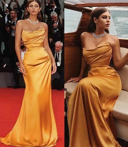 mermaid formal prom dresses strapless folds long prom dress simple satin women custom made new evening party gown, Black;red
mermaid formal prom dresses strapless folds long prom dress simple satin women custom made new evening party gown, Black;red