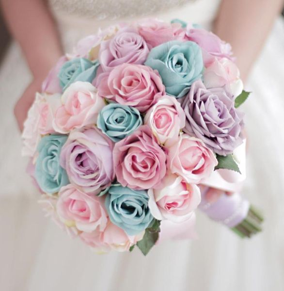 custom candy color wedding bouquet with pink purple blue roses bridal bouquet flower ball6402048
custom candy color wedding bouquet with pink purple blue roses bridal bouquet flower ball6402048