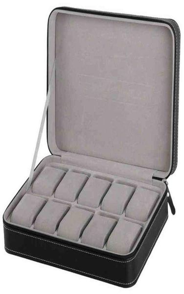 portable watch box organizer pu leather casket with zipper classic style 10 grids multifunctional bracelet display case h2205125171779, Black;blue
portable watch box organizer pu leather casket with zipper classic style 10 grids multifunctional bracelet display case h2205125171779, Black;blue