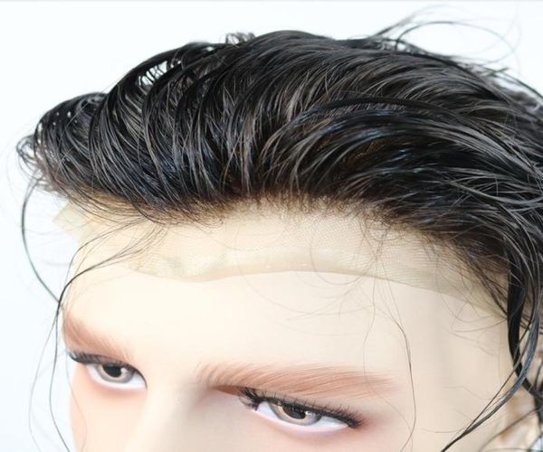 transparet swiss lace mens hair replacement system 100 light to medium density 10x8 inch 63 colors full lace toupee1120460, Black
transparet swiss lace mens hair replacement system 100 light to medium density 10x8 inch 63 colors full lace toupee1120460, Black