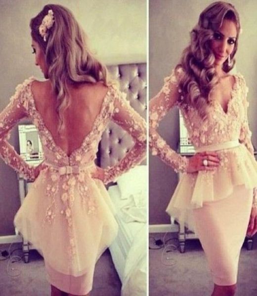 backless long sleeves graduation evening gowns tulle mermaid prom dresses short cocktail dresses with v neckline sash appliques8360859, Blue;red
backless long sleeves graduation evening gowns tulle mermaid prom dresses short cocktail dresses with v neckline sash appliques8360859, Blue;red