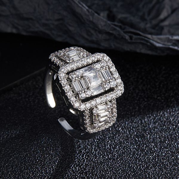 hip-hop rapper square zircon open ring adjustable shiny punk exaggerated night party jewelry wholesale 1406, Golden;silver
hip-hop rapper square zircon open ring adjustable shiny punk exaggerated night party jewelry wholesale 1406, Golden;silver