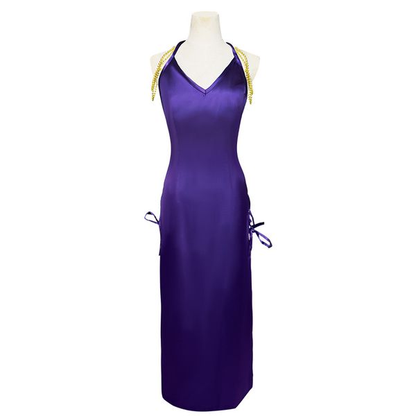 anime one piece nami cosplay costume woman outfit purple tight split dress hallowen carnival party suit, Black;red
anime one piece nami cosplay costume woman outfit purple tight split dress hallowen carnival party suit, Black;red