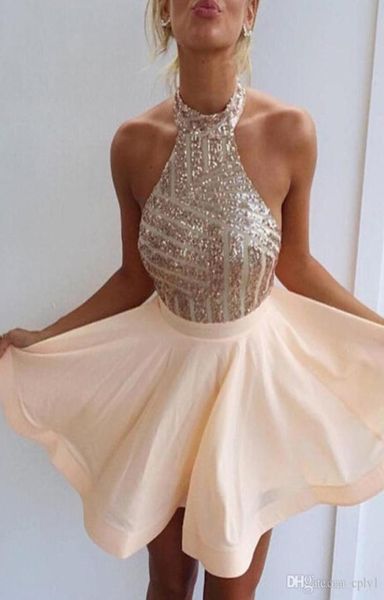homecoming dresses halter aline sleeveless short party dresses with sequins back champagne homecoming events dresses2678505, Blue;pink
homecoming dresses halter aline sleeveless short party dresses with sequins back champagne homecoming events dresses2678505, Blue;pink