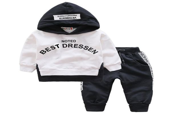 2pc toddler baby boys clothes letter long sleeves hooded coat t shirtpants sets 52 z23479386, White
2pc toddler baby boys clothes letter long sleeves hooded coat t shirtpants sets 52 z23479386, White