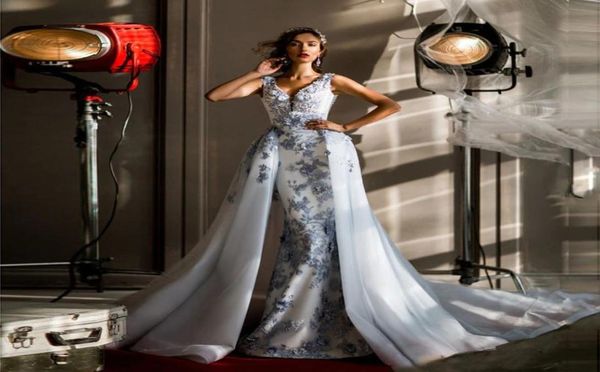 2019 fashion mermaid beaded evening dresses with detachable skirt plunging neck 3d appliqued prom gowns organza plus size formal d9300888, Black;red
2019 fashion mermaid beaded evening dresses with detachable skirt plunging neck 3d appliqued prom gowns organza plus size formal d9300888, Black;red