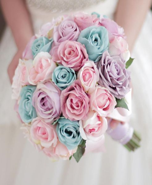 custom candy color wedding bouquet with pink purple blue roses bridal bouquet flower ball1281508
custom candy color wedding bouquet with pink purple blue roses bridal bouquet flower ball1281508