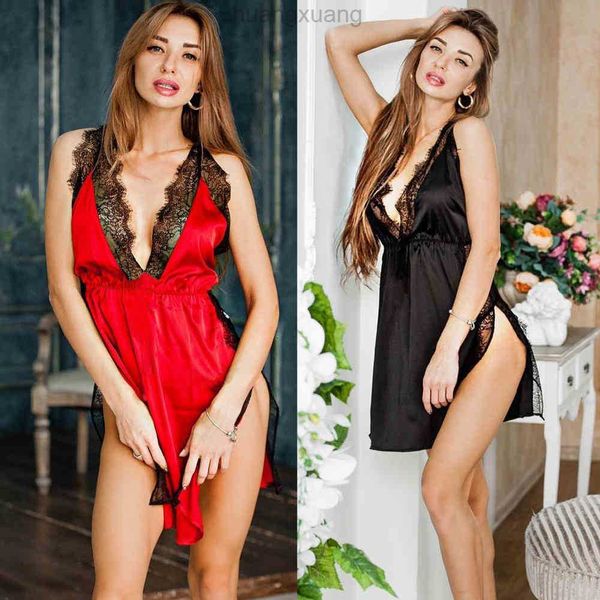 lingerie pajamas nightgowns women silk lace robe dress babydoll nightdress nightgown sleepwear, Black;red
lingerie pajamas nightgowns women silk lace robe dress babydoll nightdress nightgown sleepwear, Black;red