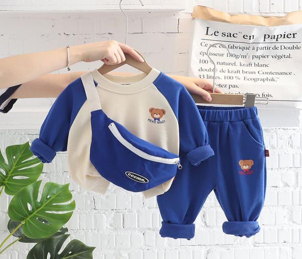 3pcs spring autumn toddler boys clothing sets baby girl sweaters pants with bag fashion kids clothes sports suit3425380, White
3pcs spring autumn toddler boys clothing sets baby girl sweaters pants with bag fashion kids clothes sports suit3425380, White
