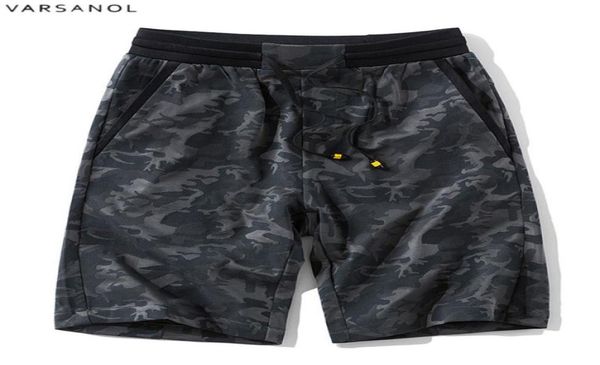 whole camouflage mens shorts comfortable shorts for man 2018 summer s polyester mid elastic waist men039s shorts8179873, Black;blue
