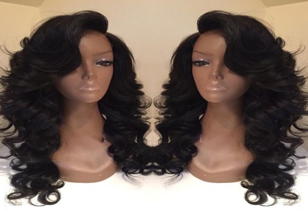 celebrity style synthetic wigs loose body wave hair wig natural black 1b color with side bangs pelucas black women full wigs1022201
celebrity style synthetic wigs loose body wave hair wig natural black 1b color with side bangs pelucas black women full wigs1022201