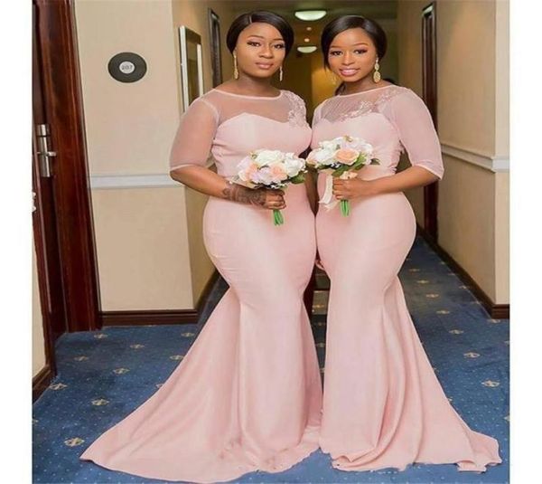 2020 pink mermaid bridesmaid dresses long 12 sleeve sheer jewel neck wedding party gowns sweep train lace appliques prom party go8437277, White;pink
2020 pink mermaid bridesmaid dresses long 12 sleeve sheer jewel neck wedding party gowns sweep train lace appliques prom party go8437277, White;pink