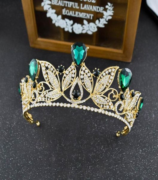 new style luxury gold bridal crown with green royal blue red silver crystal wedding tiara sell headpieces hair accessory 7657924
new style luxury gold bridal crown with green royal blue red silver crystal wedding tiara sell headpieces hair accessory 7657924