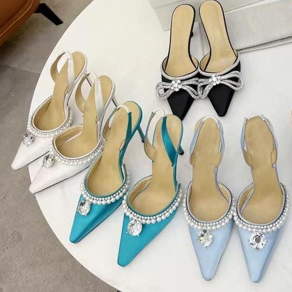 fashion high heeled sandals 100% leather summer women fine heel heels shoe pearl satin womens shoes cloth lady diamonds pointed shoes large, Black
fashion high heeled sandals 100% leather summer women fine heel heels shoe pearl satin womens shoes cloth lady diamonds pointed shoes large, Black