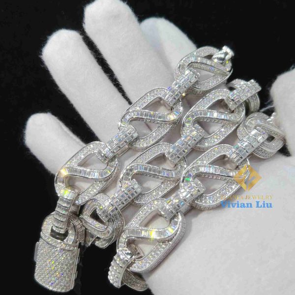 american custom hip hop fine jewelry necklace bracelet 925 silver iced out vvs moissanite diamond cuban link chain
american custom hip hop fine jewelry necklace bracelet 925 silver iced out vvs moissanite diamond cuban link chain