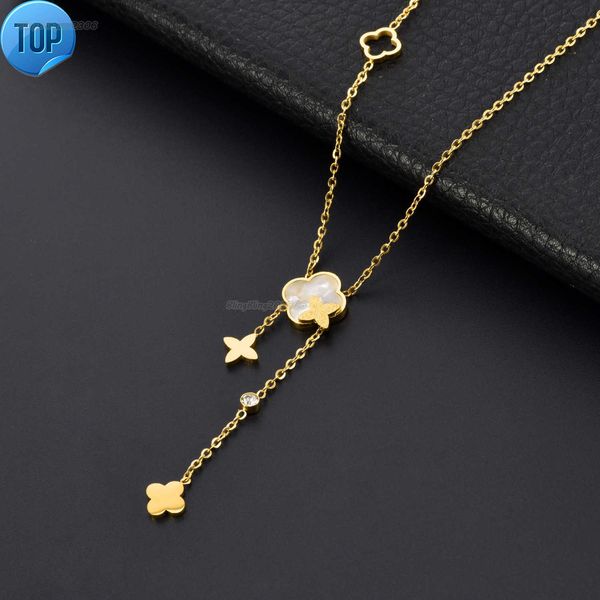 classic design gold clover lock pendant necklace jewelry for women gift, Silver
classic design gold clover lock pendant necklace jewelry for women gift, Silver