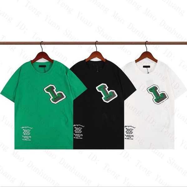 summer mens t-shirts designer tees luxury flocking letter tshirt classic fashion round collar womens short sleeve casual cotton t shirt all-, White;black
summer mens t-shirts designer tees luxury flocking letter tshirt classic fashion round collar womens short sleeve casual cotton t shirt all-, White;black