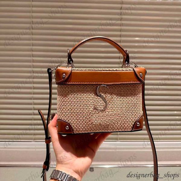 designer bag beach bag straw bag shoulder bag lafite grass woven bag, grade cowhide and craft grass woven small box, mini box bag, metal log
designer bag beach bag straw bag shoulder bag lafite grass woven bag, grade cowhide and craft grass woven small box, mini box bag, metal log