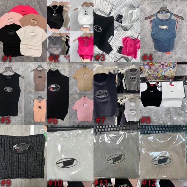 womens knitted diesel round neck vest sleeveless tank fashion casual short open umbilical versatile designer t-shirt women camisoles, Gray;blue
womens knitted diesel round neck vest sleeveless tank fashion casual short open umbilical versatile designer t-shirt women camisoles, Gray;blue