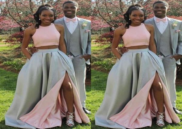 fashion two pieces prom dresses long formal two tone blush pink silver evening party gowns with split and pockets9493353, Black
fashion two pieces prom dresses long formal two tone blush pink silver evening party gowns with split and pockets9493353, Black