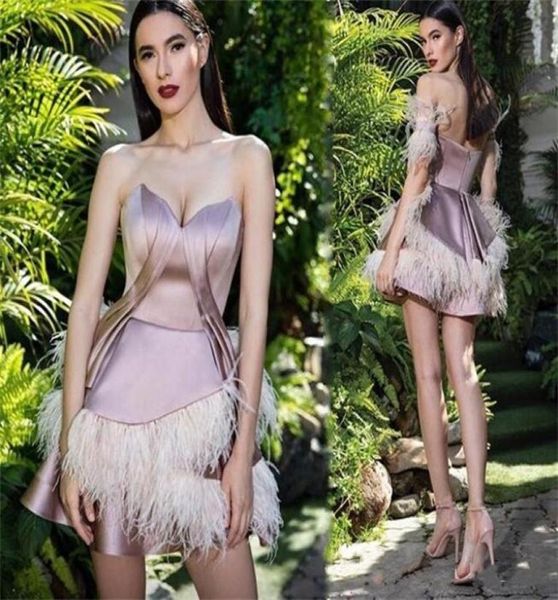 2020 a line chic short party dresses feather special occasion wear mini homecoming skirt backless vestidos de novia8369162, Black
2020 a line chic short party dresses feather special occasion wear mini homecoming skirt backless vestidos de novia8369162, Black