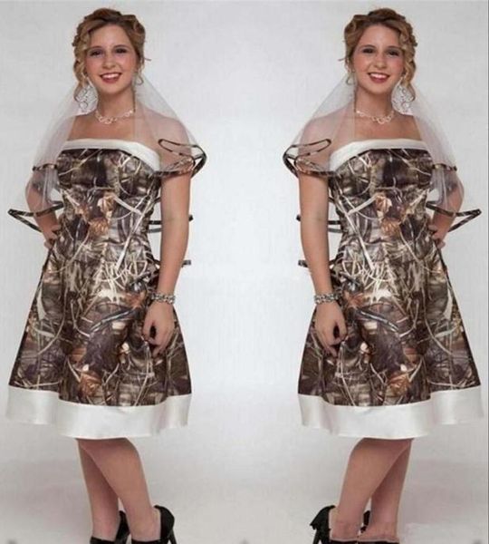 summer short camo wedding dresses strapless zipper back vestidos de novia a line maid of honor dress with veils4398523, White
summer short camo wedding dresses strapless zipper back vestidos de novia a line maid of honor dress with veils4398523, White