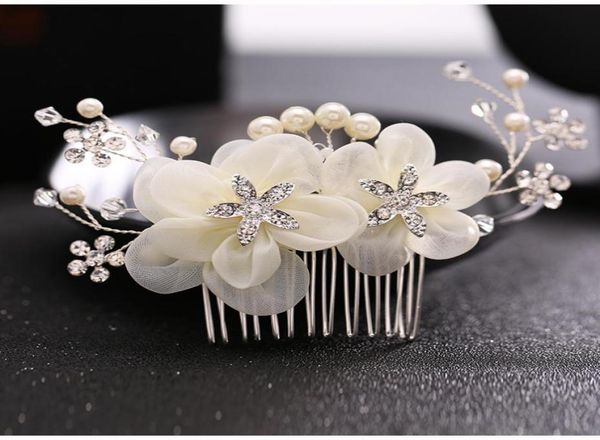 bridal wedding hair combs for bride pearls crystal bridal hair bands party bridal headpieces silk flowers headdress hair jewelry a9289914, Silver
bridal wedding hair combs for bride pearls crystal bridal hair bands party bridal headpieces silk flowers headdress hair jewelry a9289914, Silver