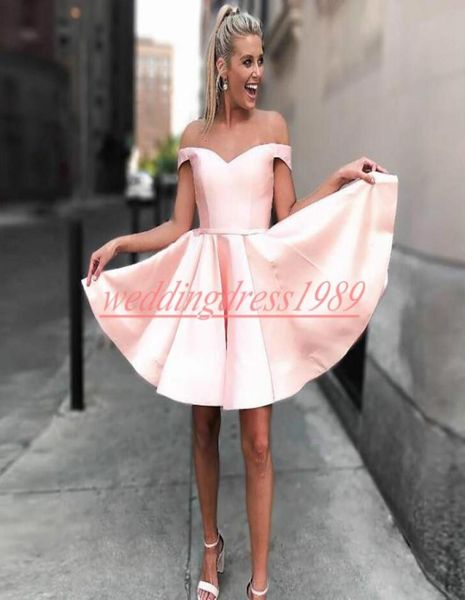 elegance off shoulder short homecoming dresses satin aline juniors cocktail prom dress party club wear knee length a7311277, Blue;pink
elegance off shoulder short homecoming dresses satin aline juniors cocktail prom dress party club wear knee length a7311277, Blue;pink
