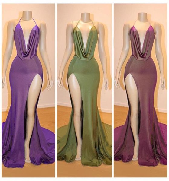prom dresses 2022 spaghett straps halter v neck mermaid high split evening gowns backless vestidos de fiesta bridesmaid wears7844466, Black
prom dresses 2022 spaghett straps halter v neck mermaid high split evening gowns backless vestidos de fiesta bridesmaid wears7844466, Black