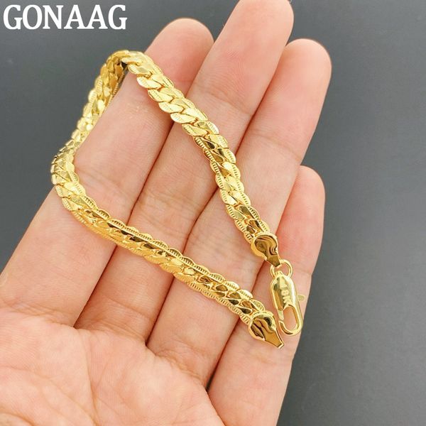 chain 925 sterling silver bracelet 5mm flat sideways chain 18k gold bracelet for man woman chram party gift 230701, Black
chain 925 sterling silver bracelet 5mm flat sideways chain 18k gold bracelet for man woman chram party gift 230701, Black