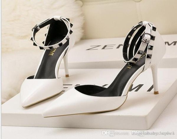 women high heels stilettos 2021new dress shoes party fashion rivets girls pointed toe shoes buckle platform pumps wedding sho3993067, Black
women high heels stilettos 2021new dress shoes party fashion rivets girls pointed toe shoes buckle platform pumps wedding sho3993067, Black