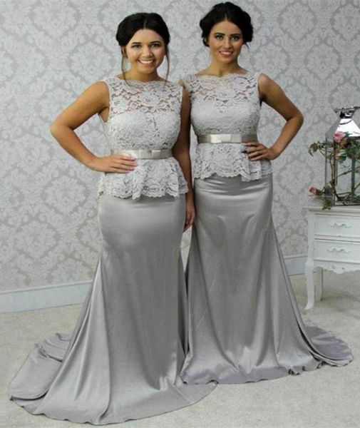 silver mermaid long bridesmaid dresses with lace peplum sash maid of honor dress backless prom formal gowns6162522, White;pink
silver mermaid long bridesmaid dresses with lace peplum sash maid of honor dress backless prom formal gowns6162522, White;pink