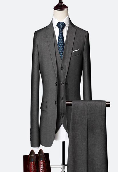 new fashion mens suits slim fit 2 button 3 pieces formal suit for wedding groom tuxedos prom party suit custom made men formal wea6520102, Black;gray
new fashion mens suits slim fit 2 button 3 pieces formal suit for wedding groom tuxedos prom party suit custom made men formal wea6520102, Black;gray