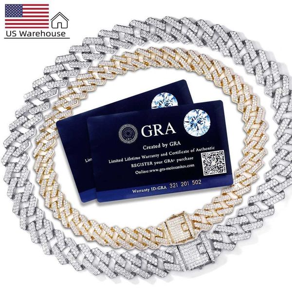 us warehouse dropshipping hiphop 20mm silver 925 18k gold plated men necklace vvs moissanite cuban link chain
us warehouse dropshipping hiphop 20mm silver 925 18k gold plated men necklace vvs moissanite cuban link chain