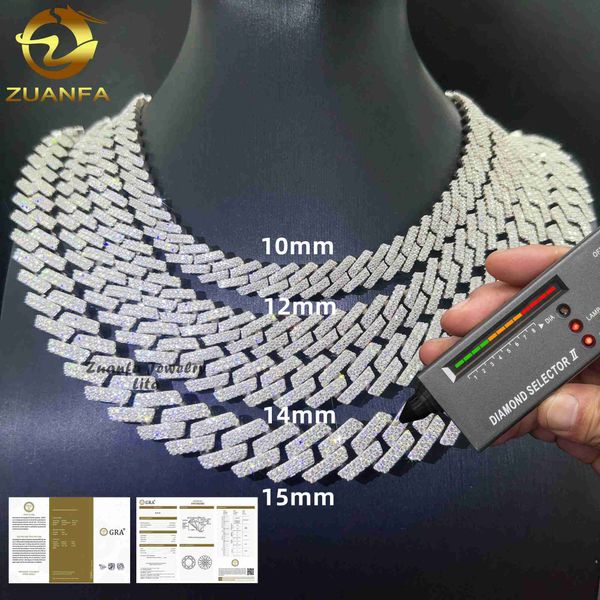 selling 925 sterling silver hip hop 10mm 12mm 14mm 15mm iced out moissanite diamond cuban link chain
selling 925 sterling silver hip hop 10mm 12mm 14mm 15mm iced out moissanite diamond cuban link chain
