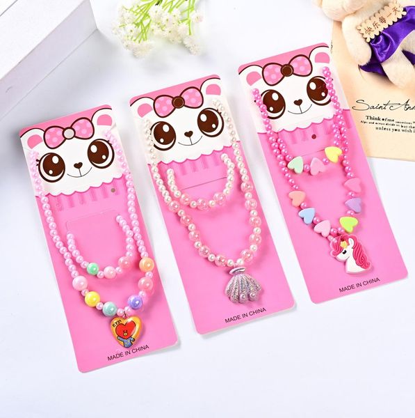 children kid girl cute pearl beaded flower necklace bracelet set christmas birthday party jewelry gift sets m20369172350, Red;brown
children kid girl cute pearl beaded flower necklace bracelet set christmas birthday party jewelry gift sets m20369172350, Red;brown