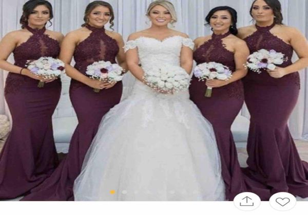 halter neck satin mermaid bridesmaid dress 2020 lace appliques wedding guest gowns custom made3214143, White;pink
halter neck satin mermaid bridesmaid dress 2020 lace appliques wedding guest gowns custom made3214143, White;pink