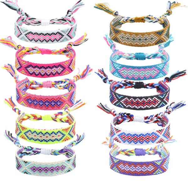 colorful tassel friendship bracelets bohemian ethnic style woven bracelet women's fashion accessories, Black
colorful tassel friendship bracelets bohemian ethnic style woven bracelet women's fashion accessories, Black
