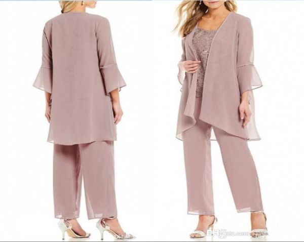 rose pink mother of the bride pants suits chiffon mother of the bride with jacket lady for wedding party bridal evening wear9180027, Black;red
rose pink mother of the bride pants suits chiffon mother of the bride with jacket lady for wedding party bridal evening wear9180027, Black;red