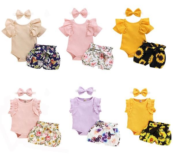 kids clothing sets girls flower outfits infant ruffle sleeve romper floral print shortsheadband 3pcsset summer baby clothes7798700, White
kids clothing sets girls flower outfits infant ruffle sleeve romper floral print shortsheadband 3pcsset summer baby clothes7798700, White