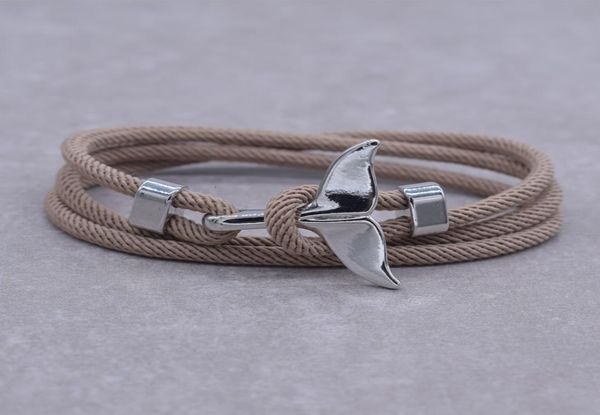 anchor style jewelry ocean silver whale tail bead bracelet 23 laps adjustable rope bracelet for men and women gifts3345668, Red;brown
anchor style jewelry ocean silver whale tail bead bracelet 23 laps adjustable rope bracelet for men and women gifts3345668, Red;brown