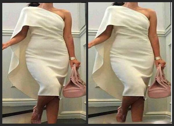2018 knee length cocktail party dresses sheath one shoulder white celebrity bridal 2016 dress evening arabic dress ivory satin4505851, Black
2018 knee length cocktail party dresses sheath one shoulder white celebrity bridal 2016 dress evening arabic dress ivory satin4505851, Black