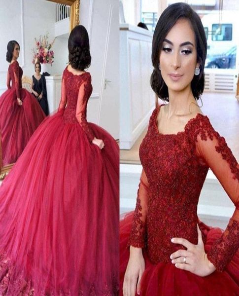 2022 burgundy puffy ball gown quinceanera dresses scoop neck long sleeves lace applique beaded sweet 16 party pageant prom evening8127748, Blue;red
2022 burgundy puffy ball gown quinceanera dresses scoop neck long sleeves lace applique beaded sweet 16 party pageant prom evening8127748, Blue;red
