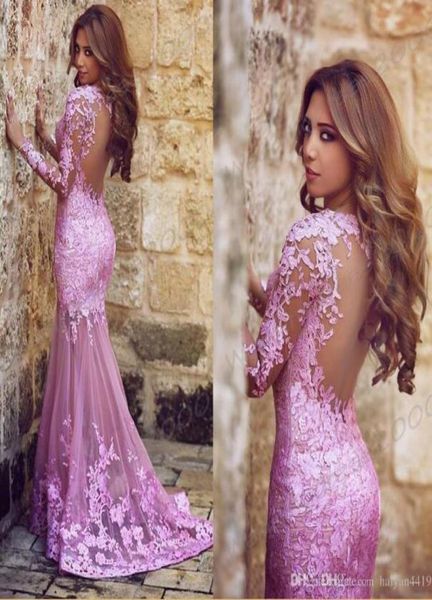 arabic muslim fuchsia lace prom dresses myriam fares dress see through mermaid evening dress wear sheer back long sleeves pa7705000, Black
arabic muslim fuchsia lace prom dresses myriam fares dress see through mermaid evening dress wear sheer back long sleeves pa7705000, Black