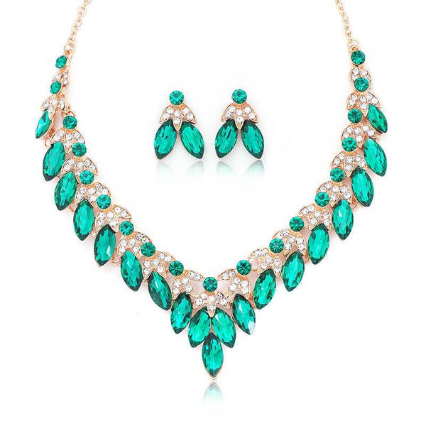 exaggerated necklace earrings set crystal short collarbone chain women's twopiece fashion accessories 230628, Silver
exaggerated necklace earrings set crystal short collarbone chain women's twopiece fashion accessories 230628, Silver