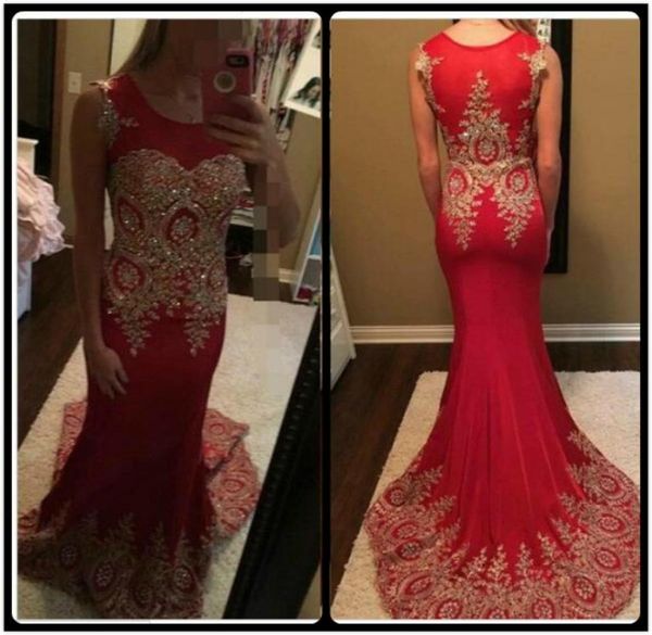 new arrival red tulle mermaid prom dresses 2020 custom made gold lace appliqued formal long summer prom gowns vestidos de baile7562080, Black
new arrival red tulle mermaid prom dresses 2020 custom made gold lace appliqued formal long summer prom gowns vestidos de baile7562080, Black